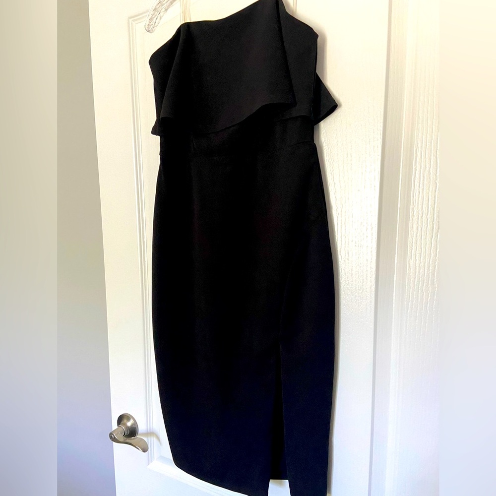 Black cocktail dress